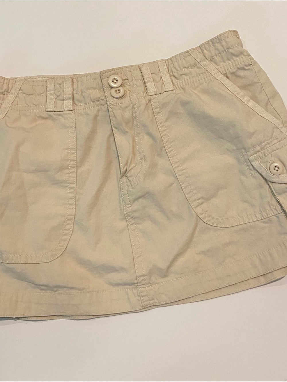 Harlow Beige Cargo Skirt – Size XS